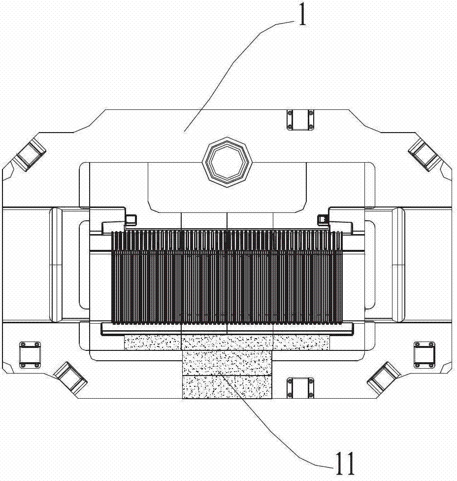 Pressure casting die