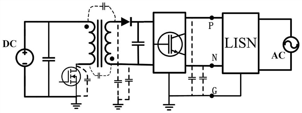 Parameter Extraction Method of Converter Three-port Electromagnetic Interference Model