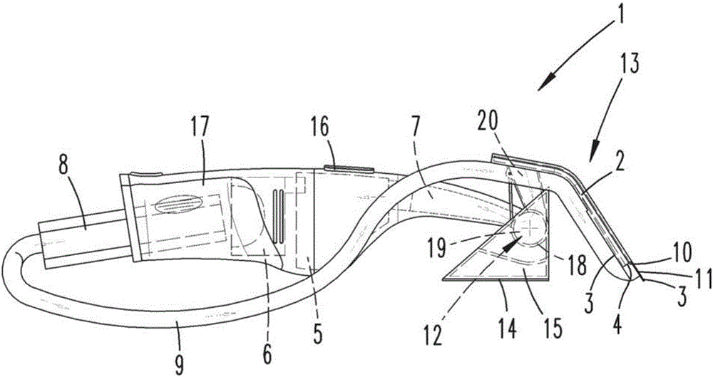 Liquid suction device