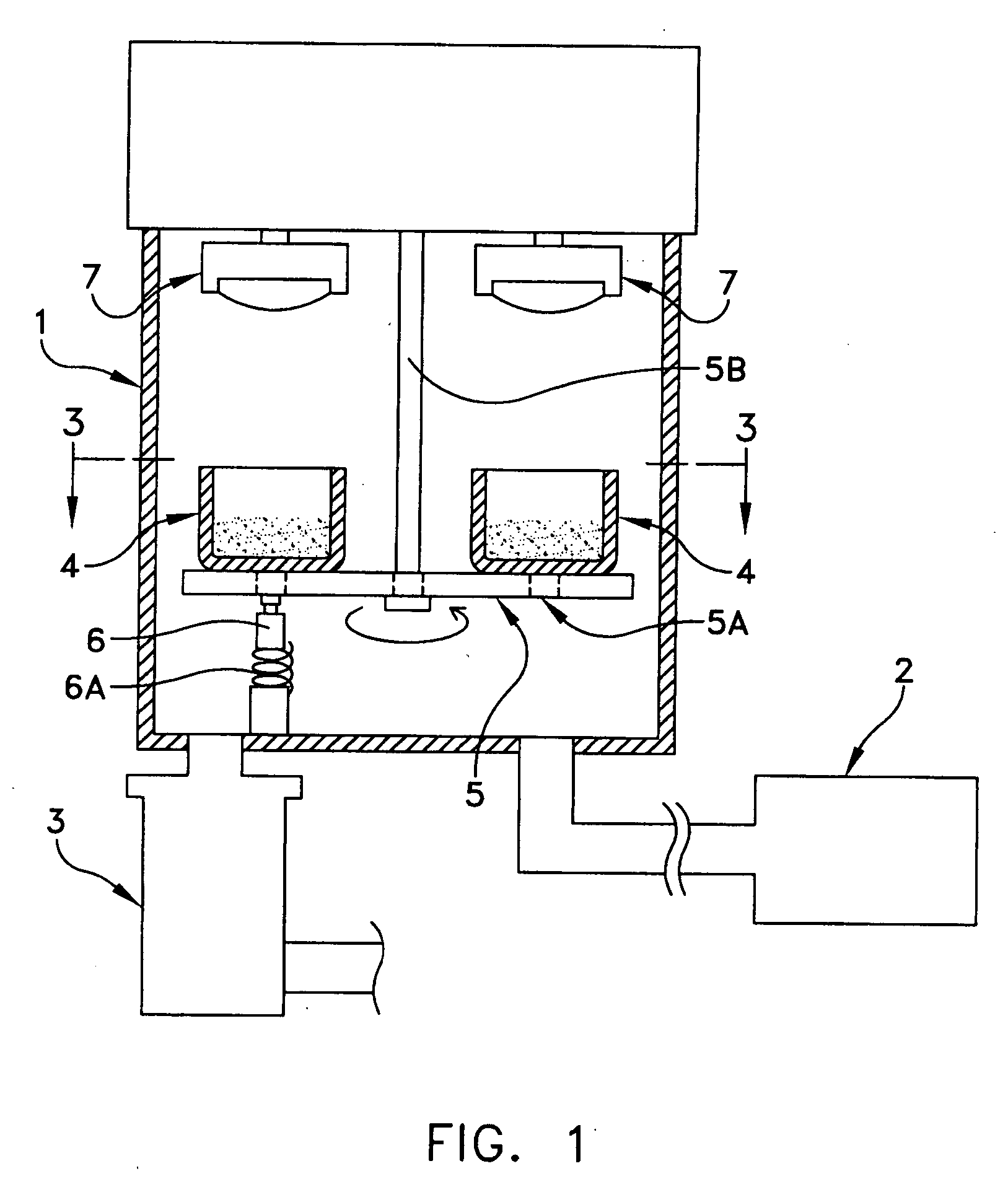 Vacuum deposition of coating materials on powders