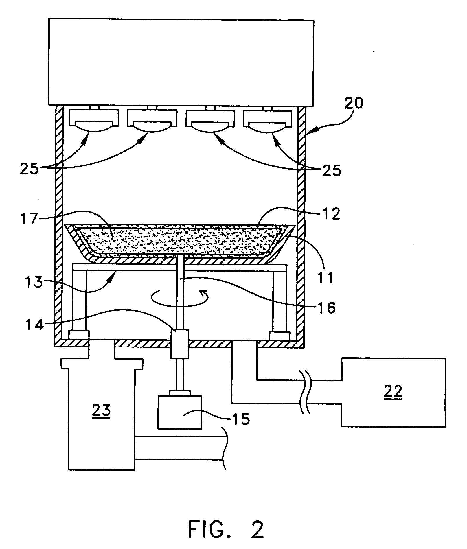 Vacuum deposition of coating materials on powders