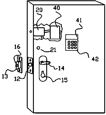 Door lock provided with double lock cylinders