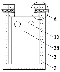 Method and device for realizing tri-compartment rear glass projection advertisement