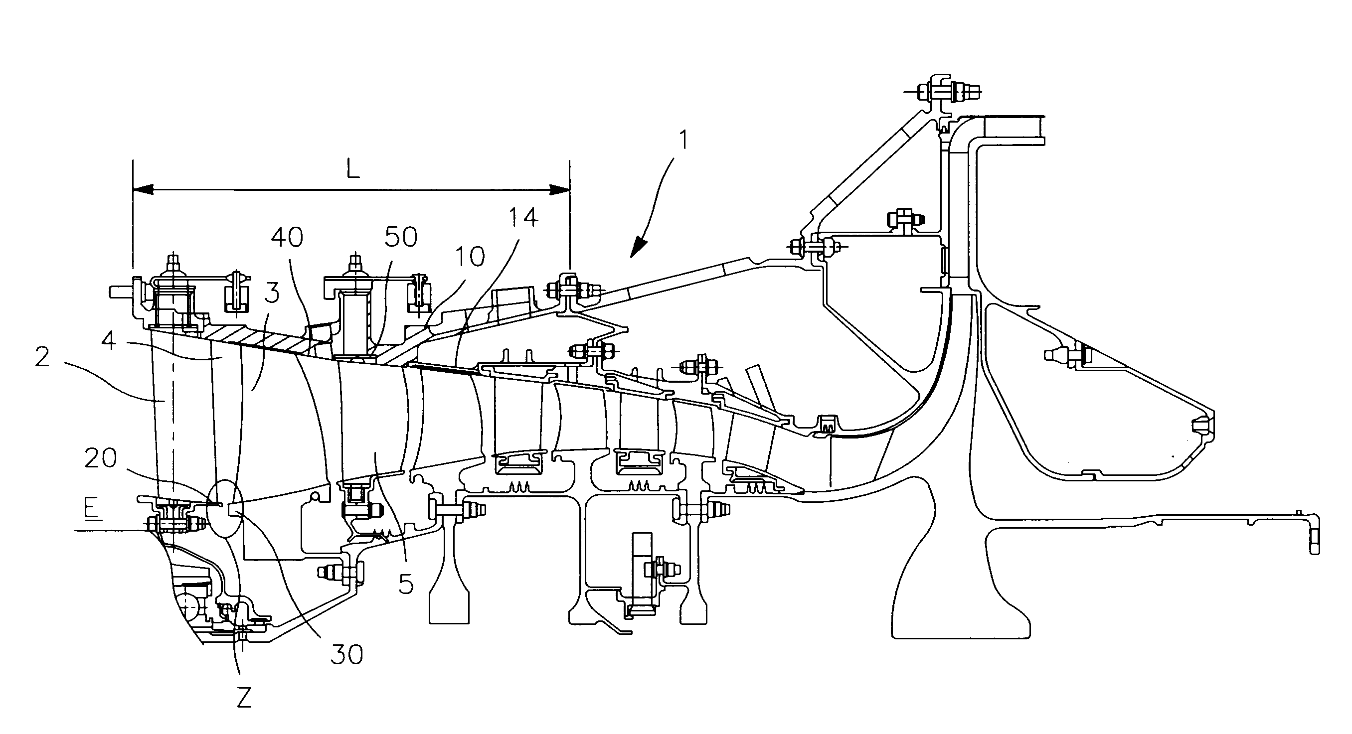 Compressor housing resistant to titanium fire, high-pressure compressor including such a housing and aircraft engine fitted with such a compressor