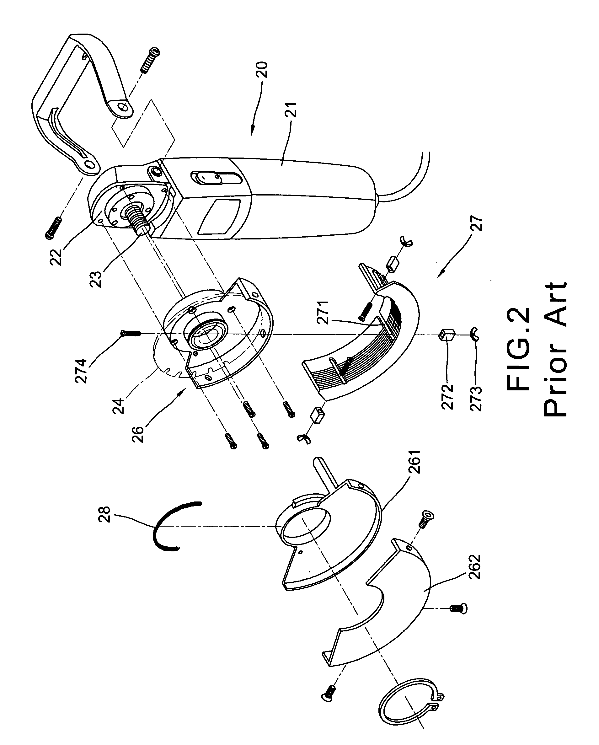 Hand-operated circular saw having blade cutting depth adjustment device