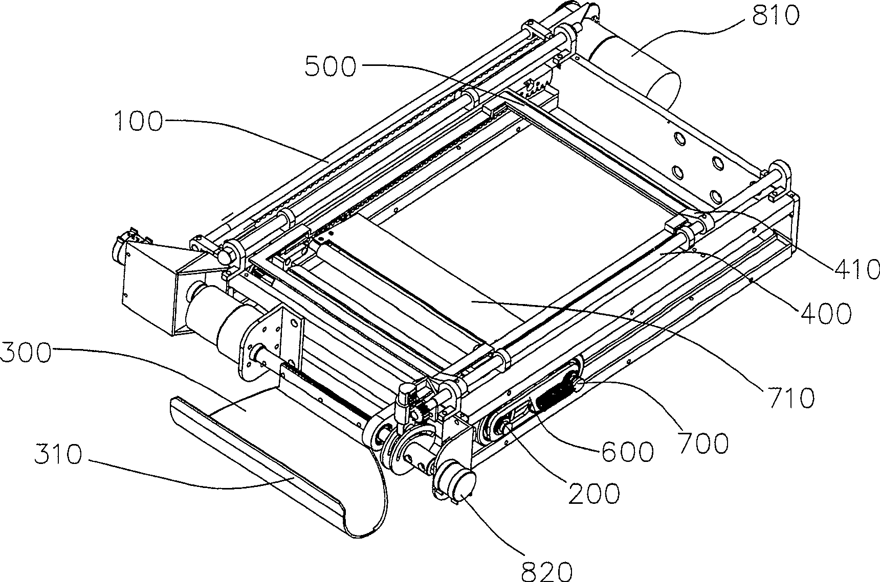 Automatic feeding device of cooking apparatus