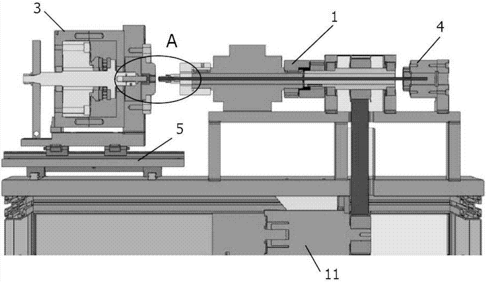 Measuring device for threaded fasteners of oil pipe joints