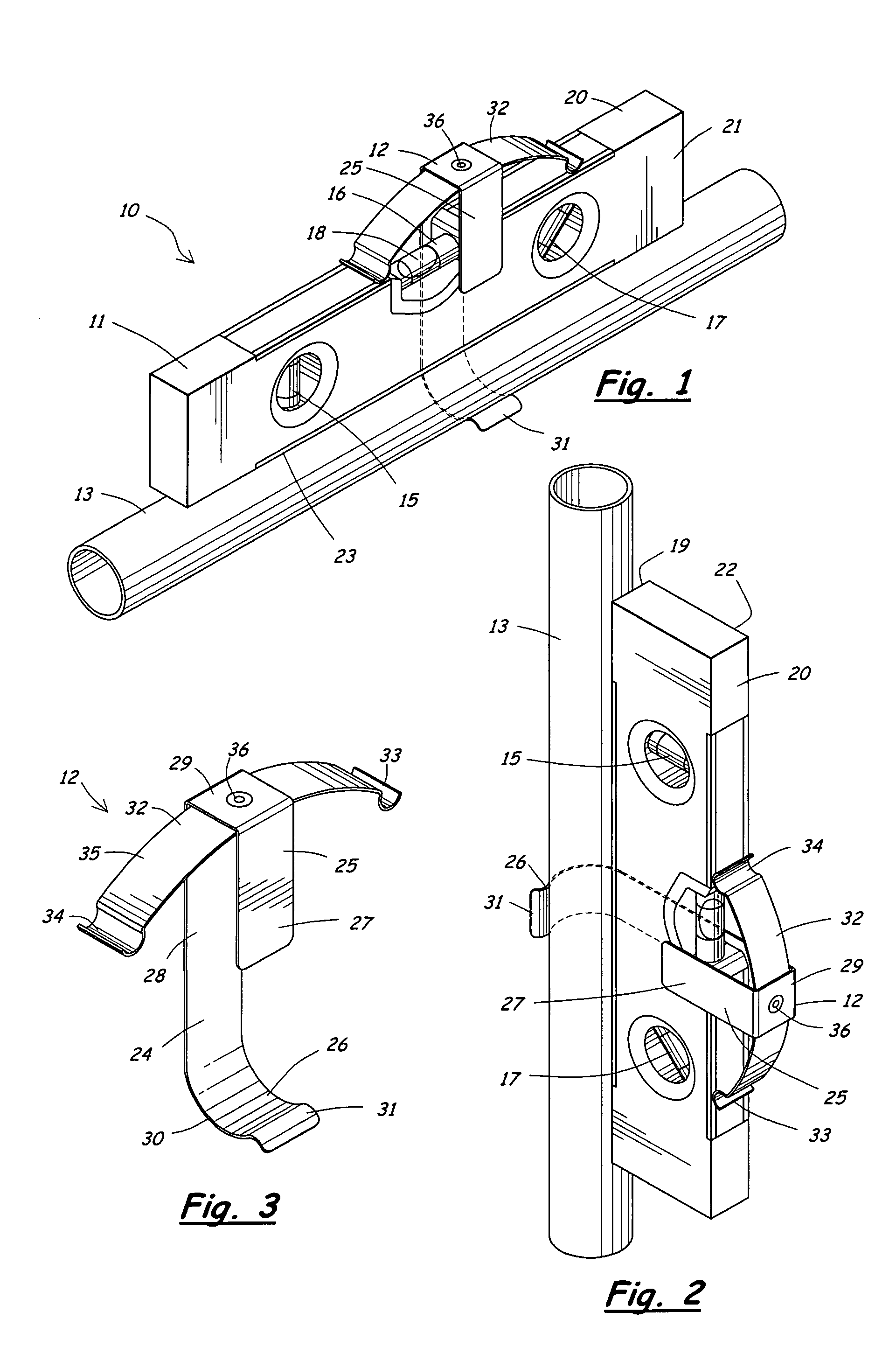 Hands-free level indicating device