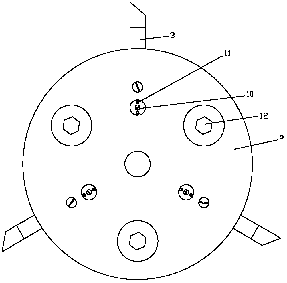 Single-edge diamond cutting tool with adjustable outer diameter and replaceable cutting edge