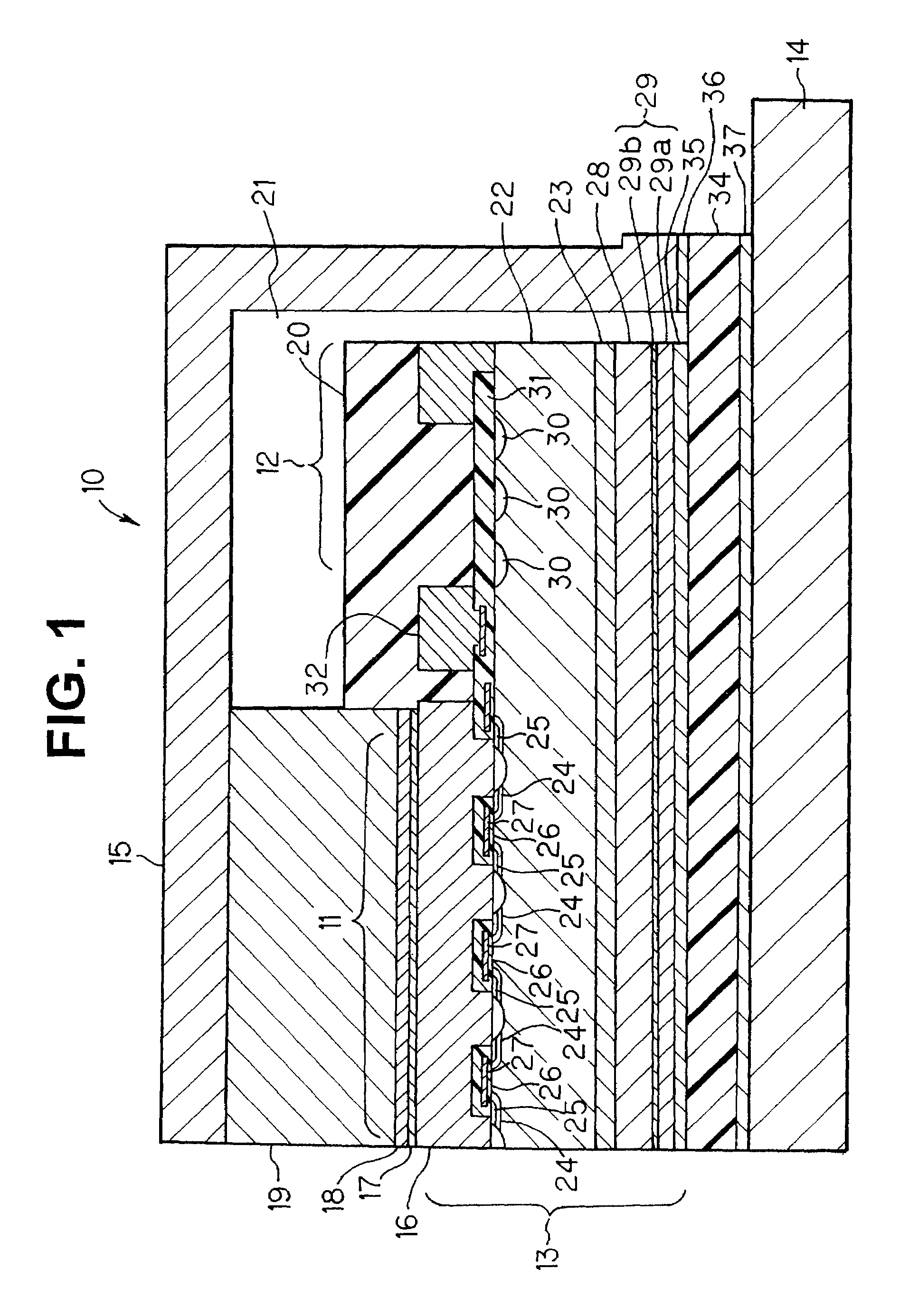 Semiconductor device module structure