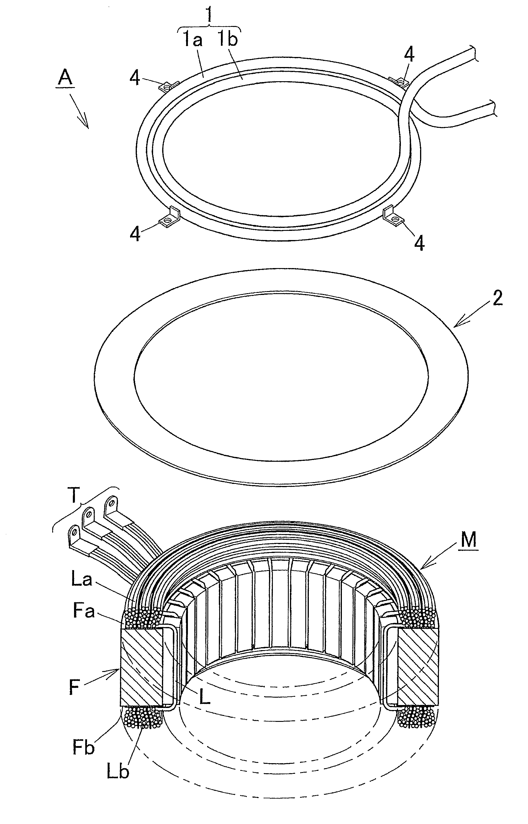 Stator coil heating apparatus and stator coil heating method