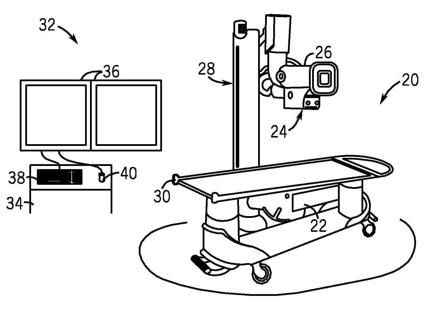 Image guided acquisition of quantitative dual energy data