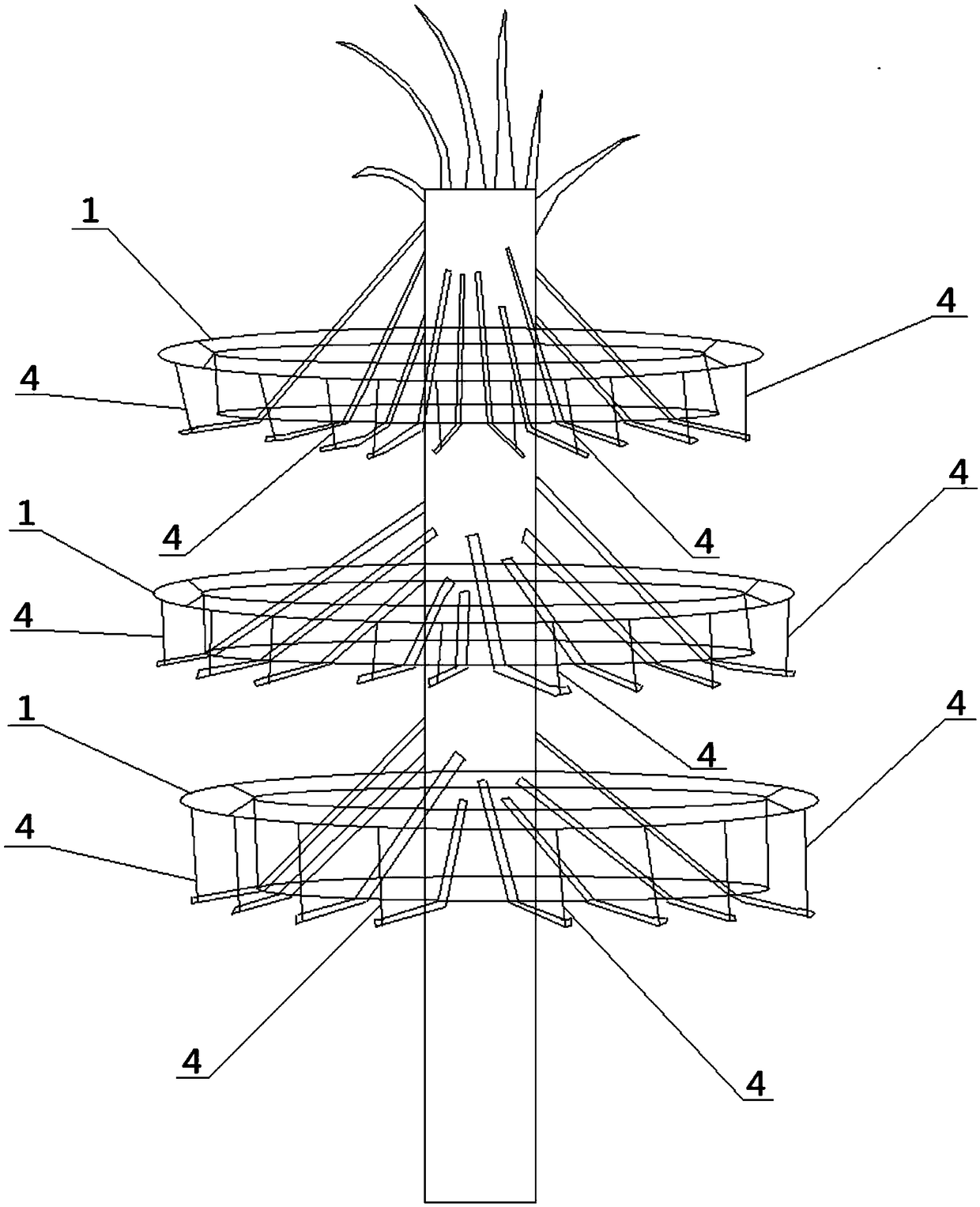 Cultivation method enabling standard growth and one-tree-multiple-varieties of mango fruits