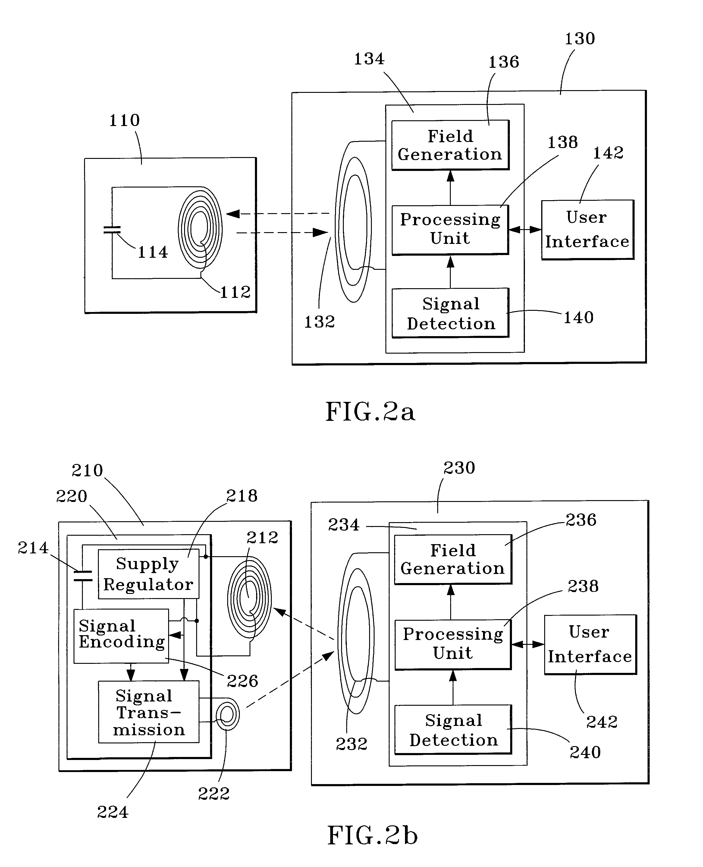 Monitoring system having implantable inductive sensor