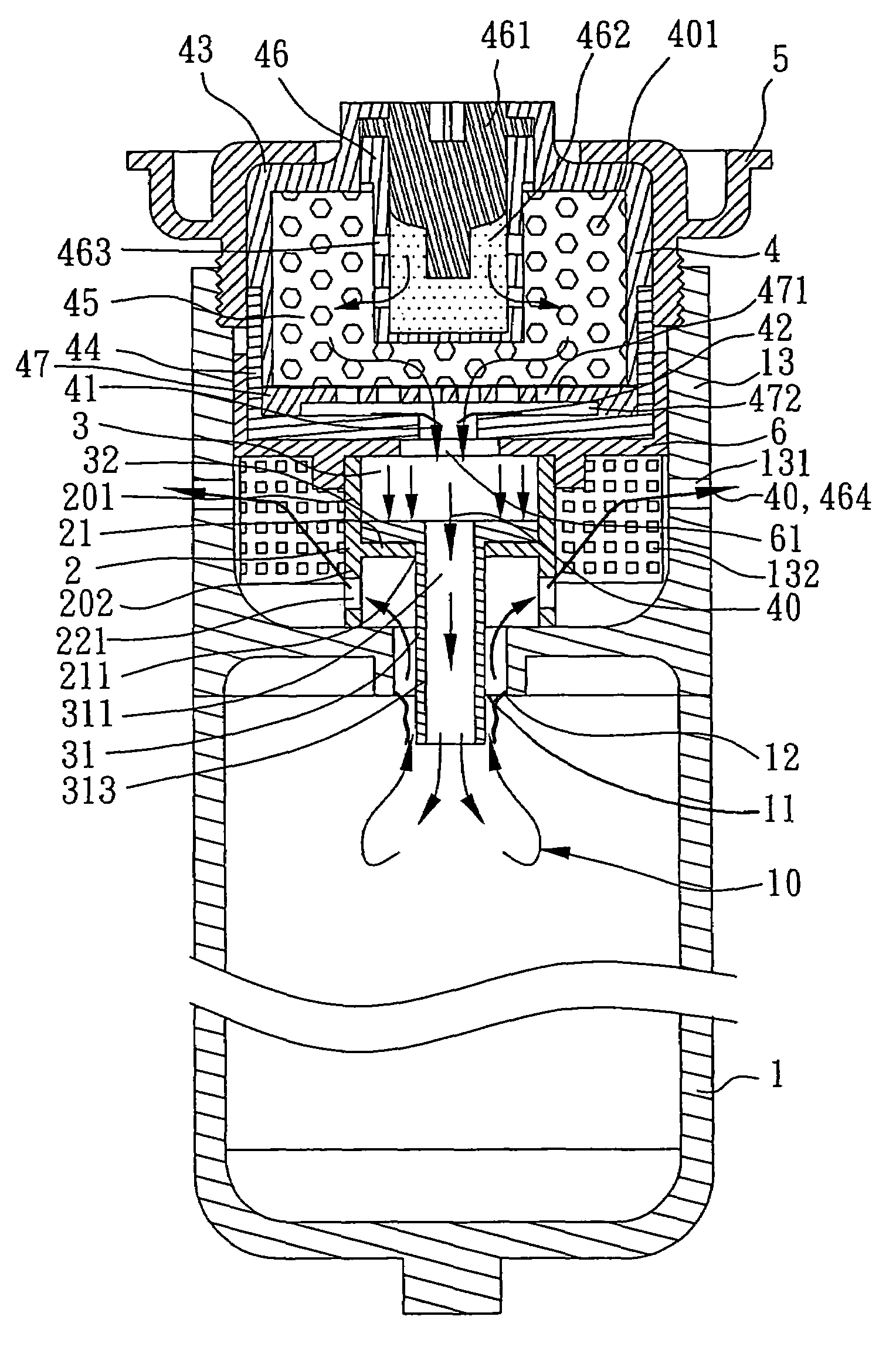 Hybrid gas inflator