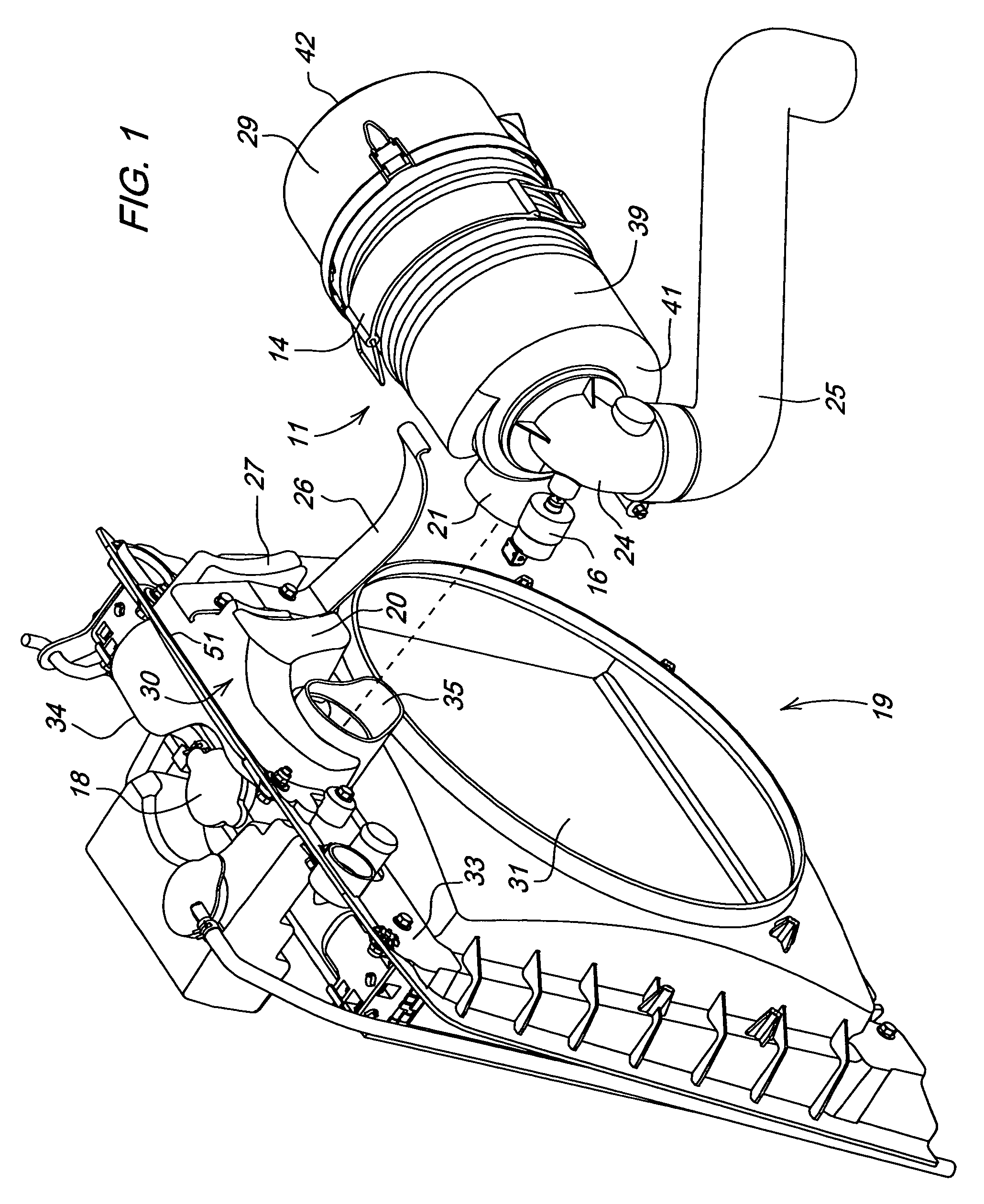 Integrated fan shroud air intake system