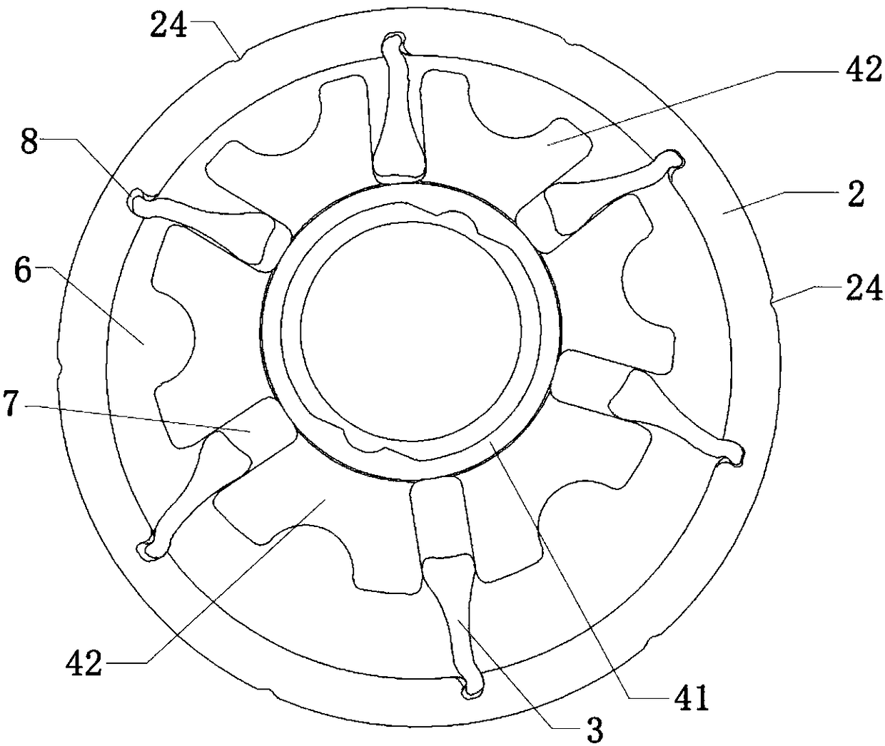 A Multifunctional Swing Blade Type Multi-pressure Output Rotary Mechanical Mechanism