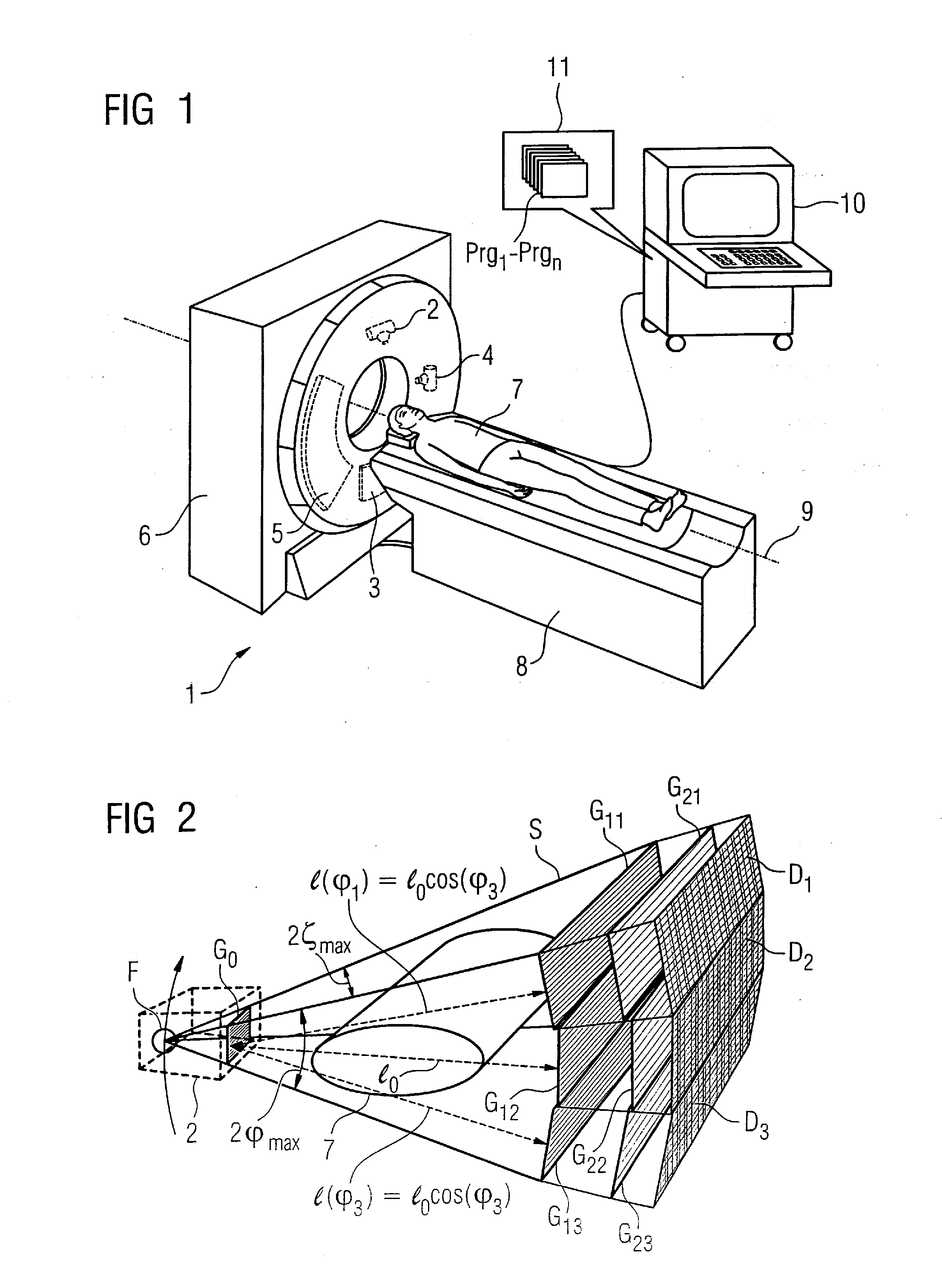 X-ray ct system to generate tomographic phase contrast or dark field exposures