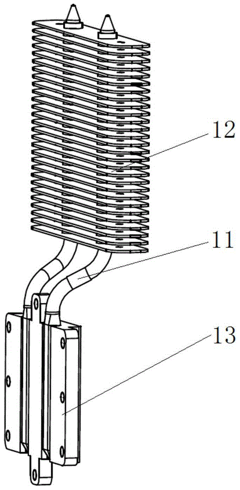 A cooling device and a refrigerator