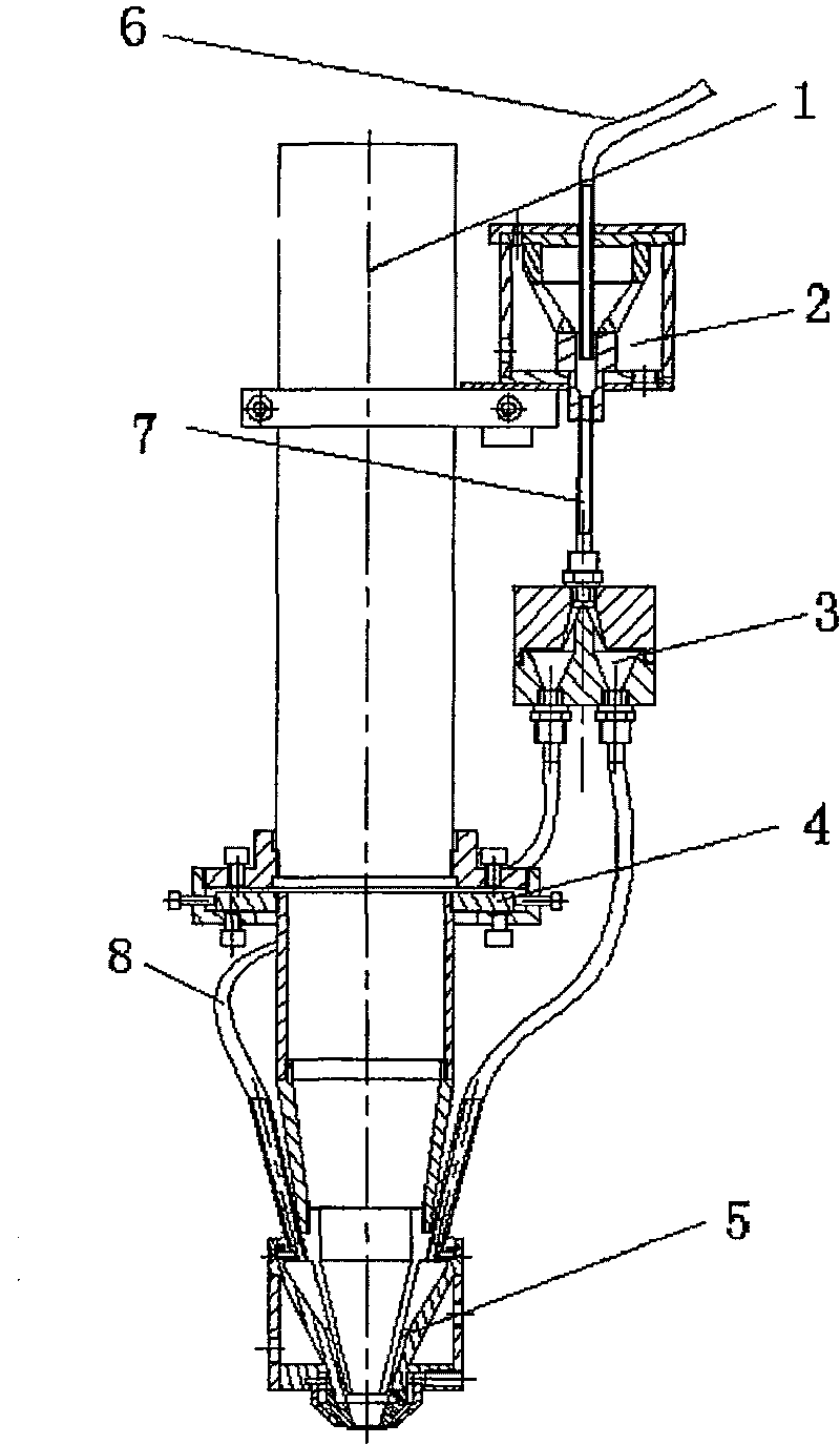 Coaxial powder feeding apparatus