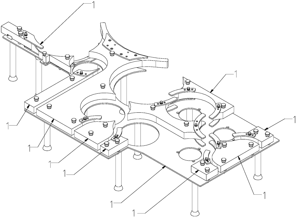 Hollowed-out star wheel guardrail and light inspection machine