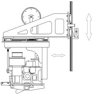 Cantilever type floating steel strip bundling device