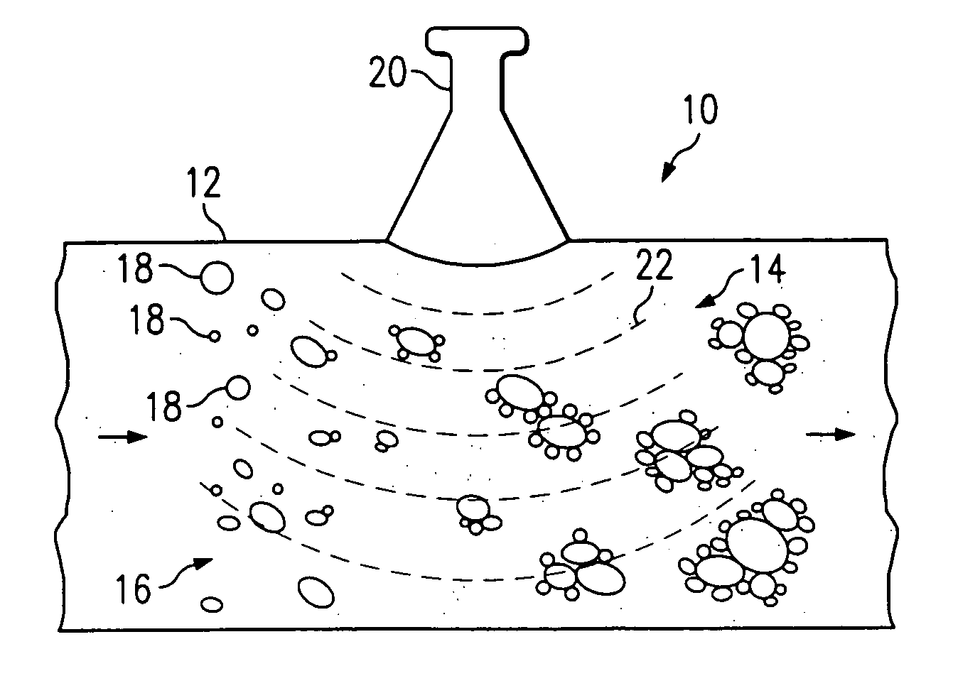 Modulated acoustic agglomeration system and method