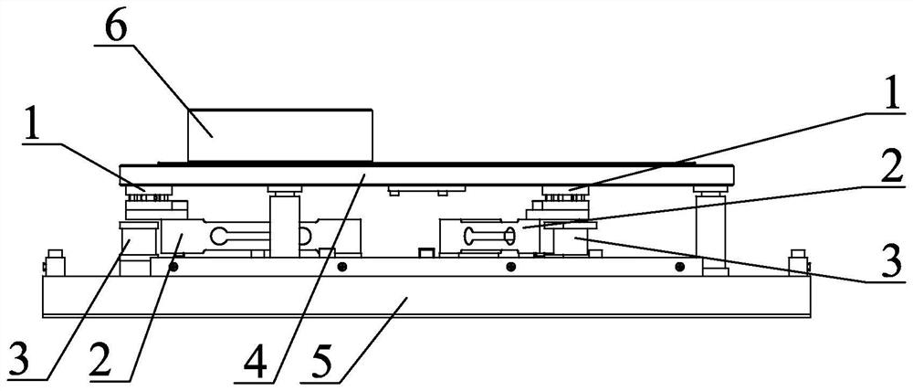 Two-dimensional centroid measuring device and measuring method thereof