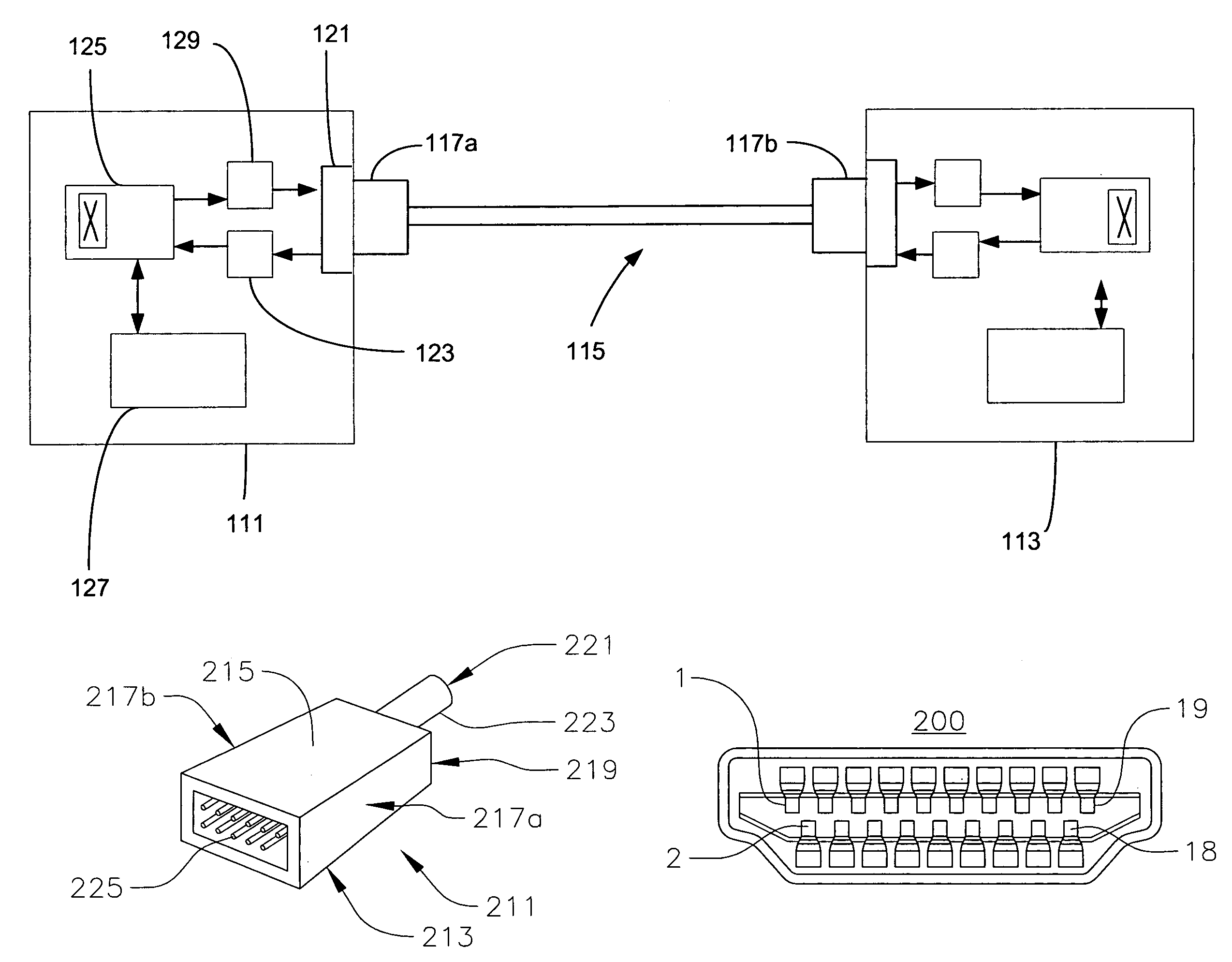 High-speed data interface for connecting network devices