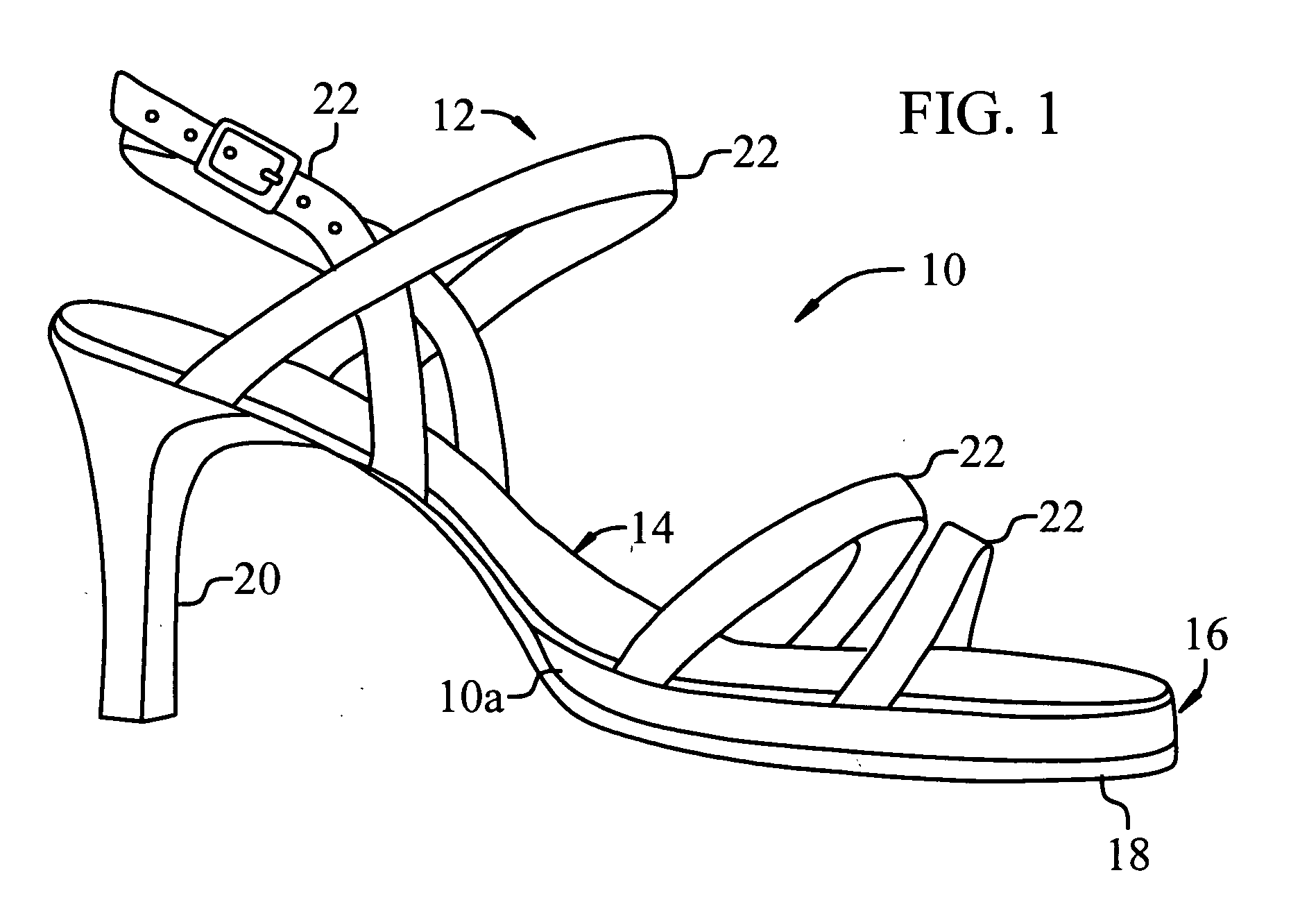 High heel shoe cushion system