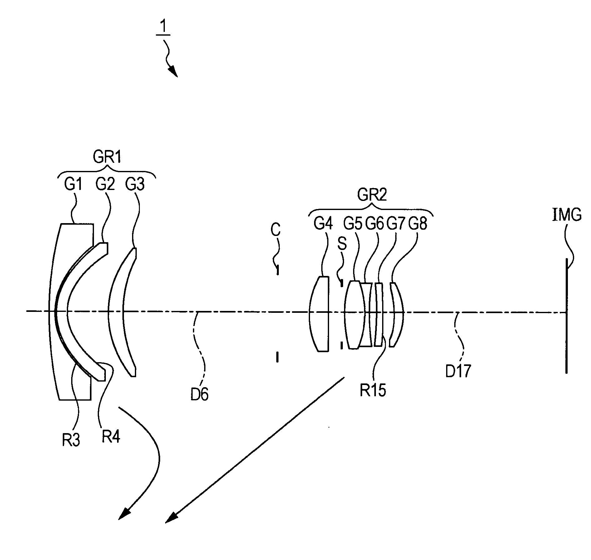 Zoom lens and image pickup device