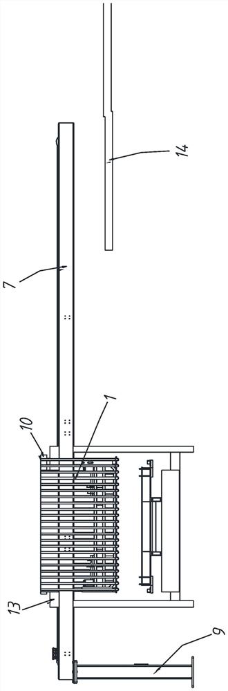 Aerial transverse-pulling swinging conveying equipment