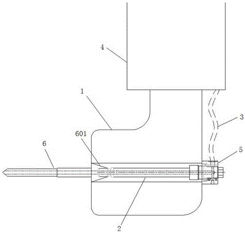 Inner-cooling component for machine tool accessory