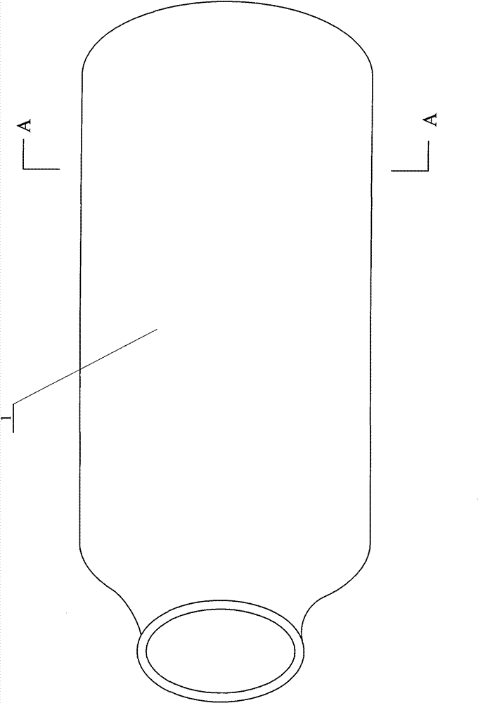 Gas-filled unfolded article storing cabin