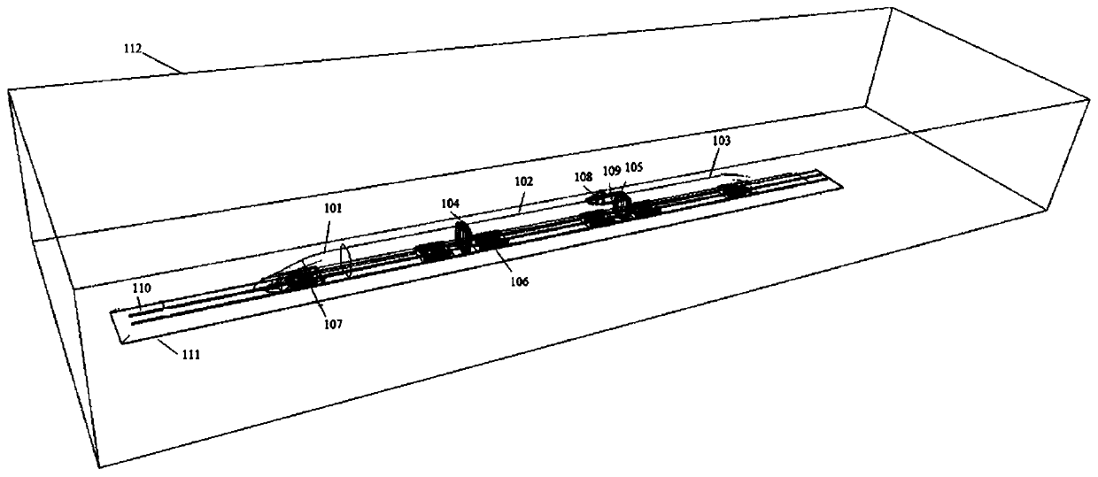 Vehicle model selection method based on high-speed train far-field noise high-precision simulation