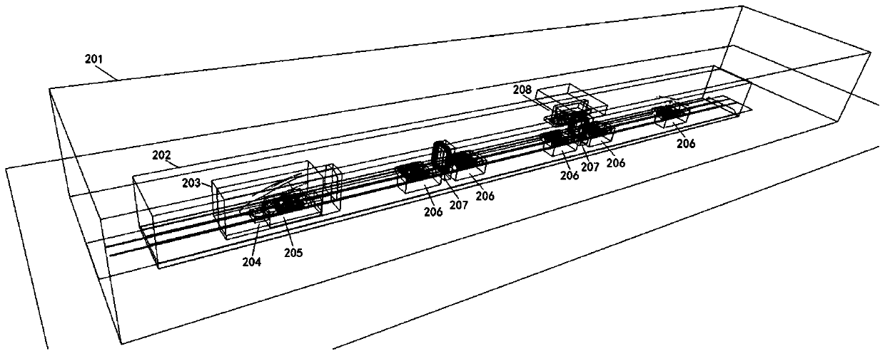 Vehicle model selection method based on high-speed train far-field noise high-precision simulation