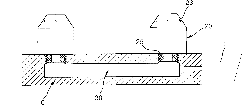 A hydrogen-oxygen combustion burner