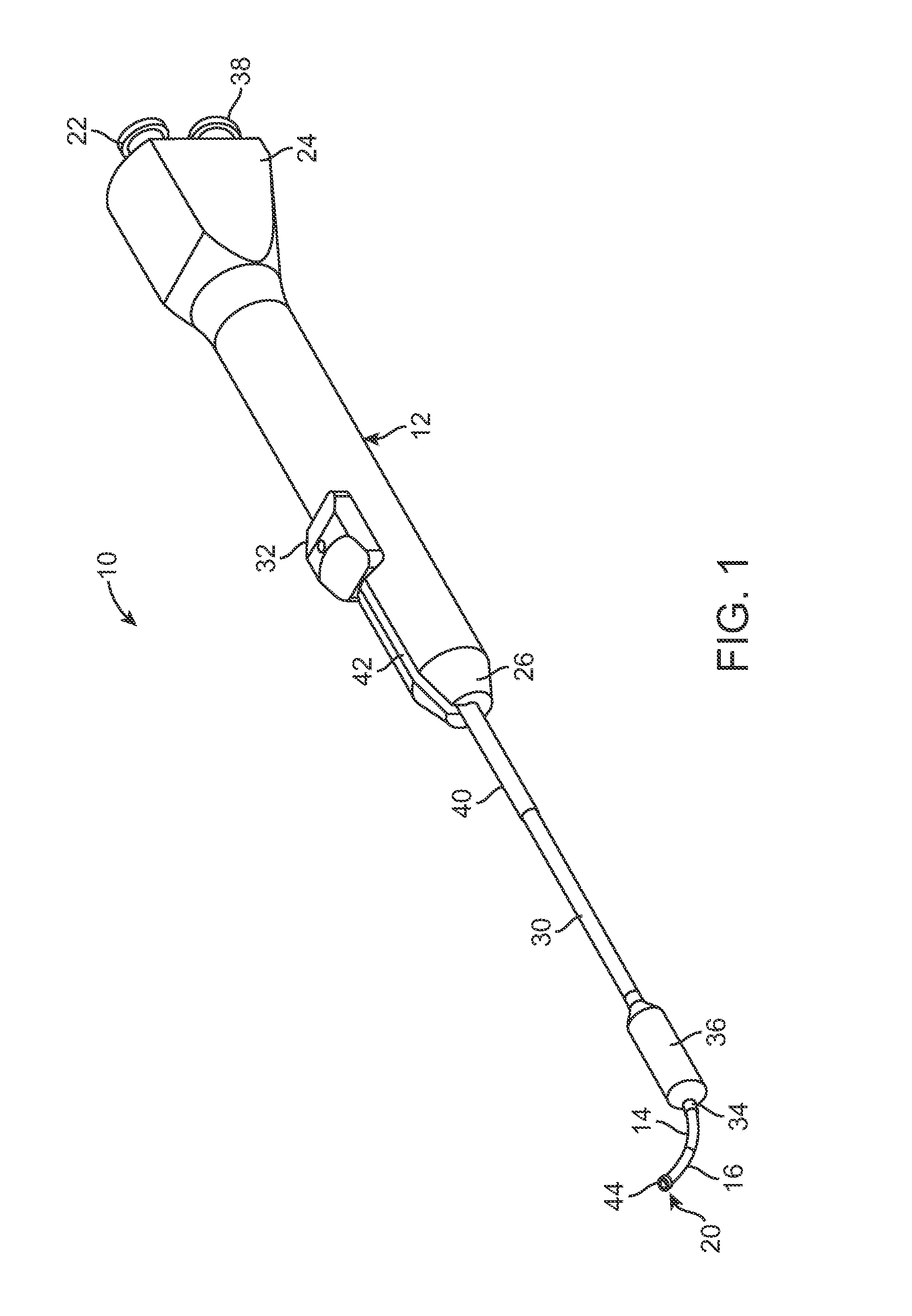 Frontal sinus dilation catheter