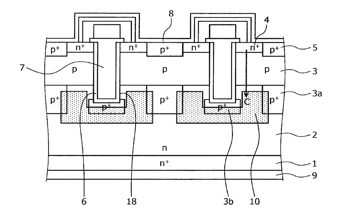 Semiconductor device with lifetime killers and method of manufacturing the same