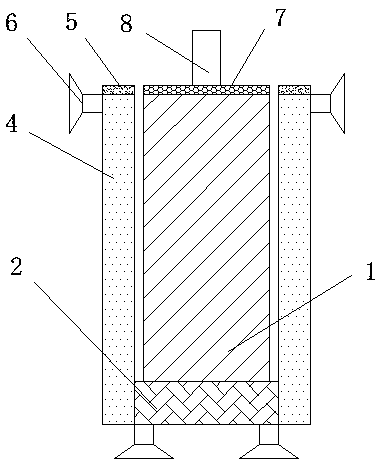 Portable brush pen holding frame used for Chinese teaching writing