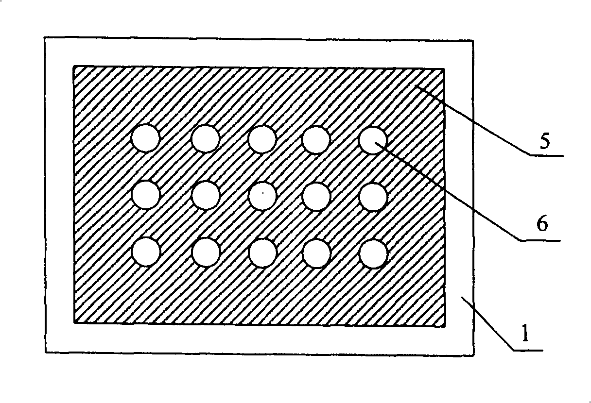 Panel display having integrated back grid structure and its manufacturing technology