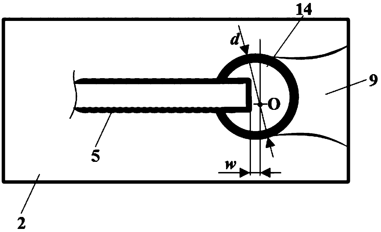 Laser melting deposition ceramic particle enhanced metal-base composite coating based on tubular powder core wire and machining method