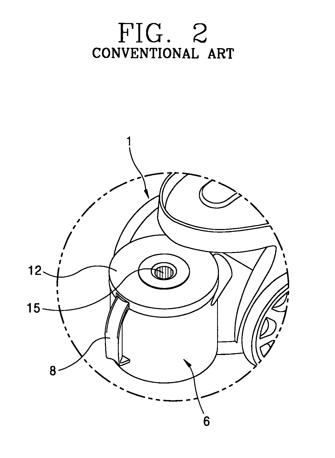 Filter device for vacuum cleaner