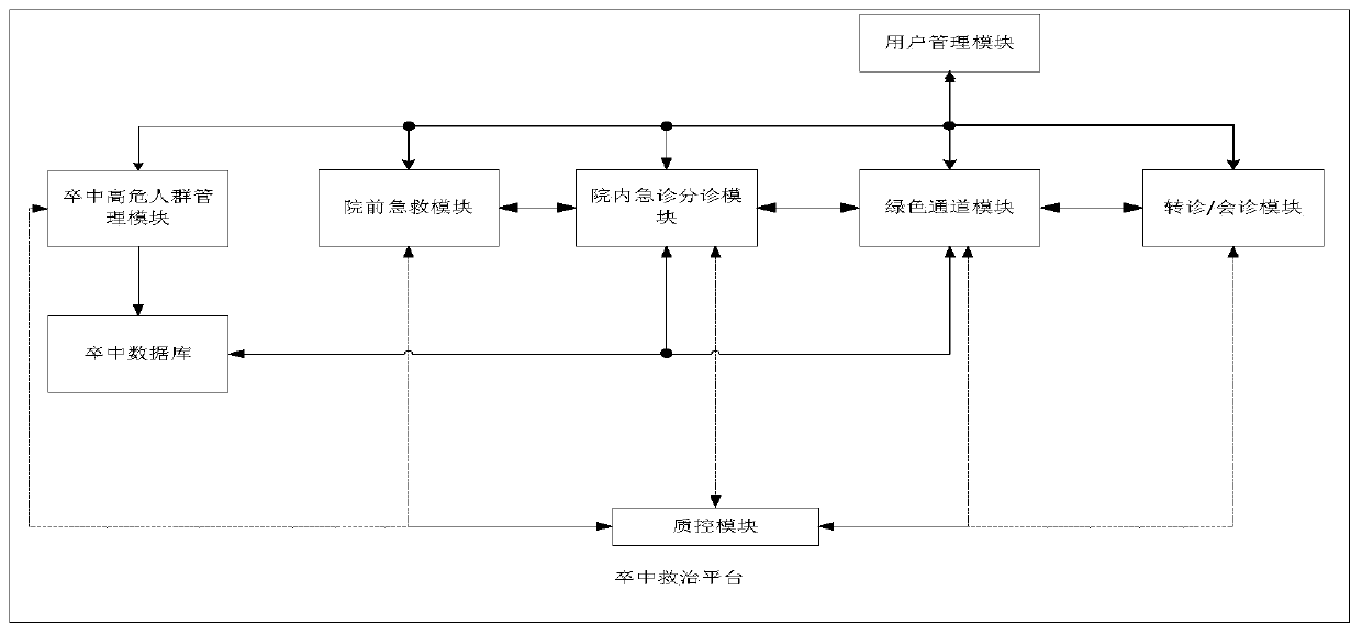 Stroke treatment network system and stroke treatment platform