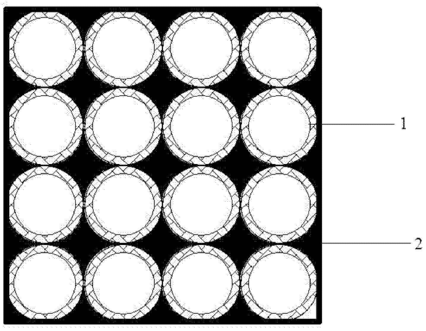 Amorphous alloy cellular material and preparation method thereof