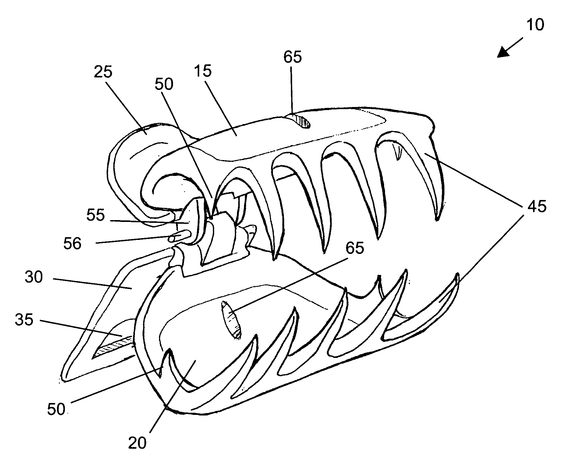 Opposed fork food grasping device