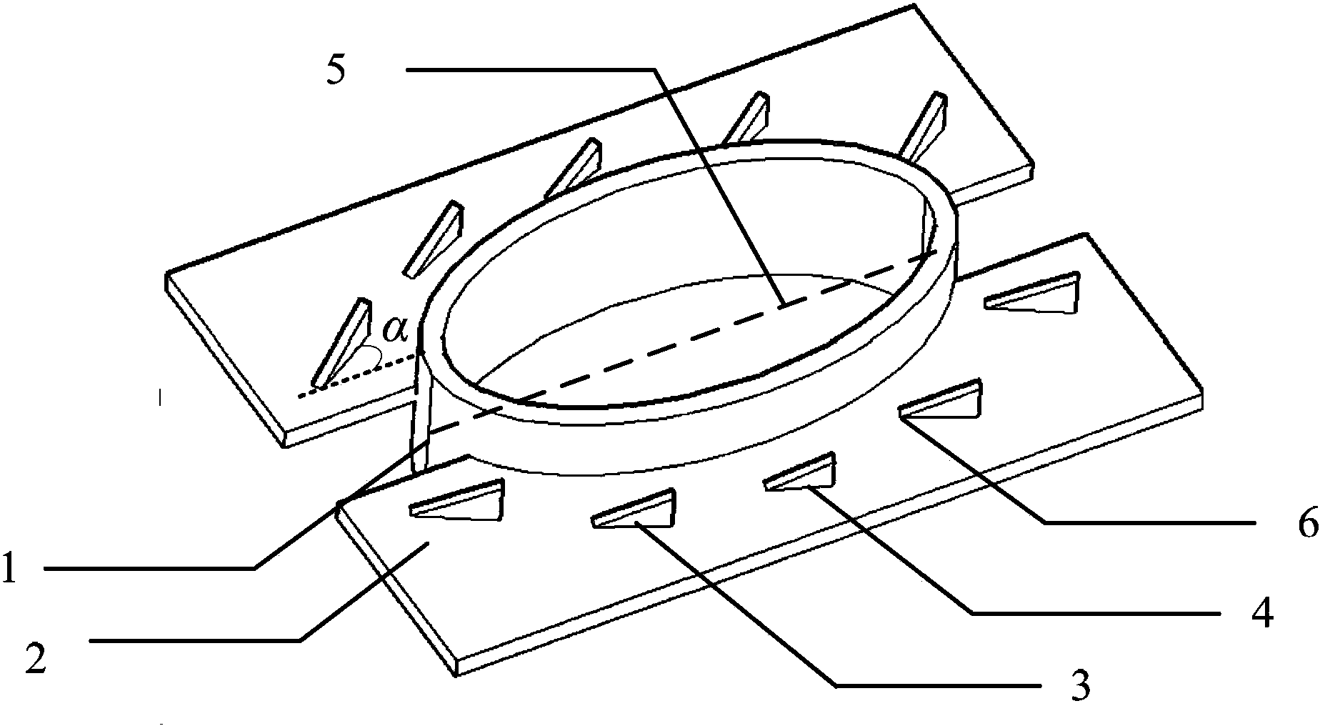 Elliptical tube H-shaped fin heat exchanger for waste heat recovery