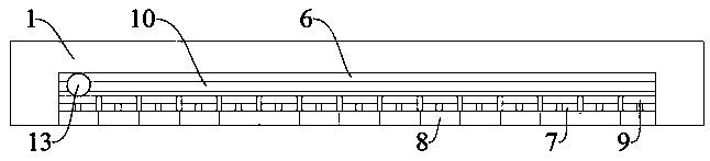 Automobile production line hanging bracket with top-mounted side-tipping display and pre-warning device