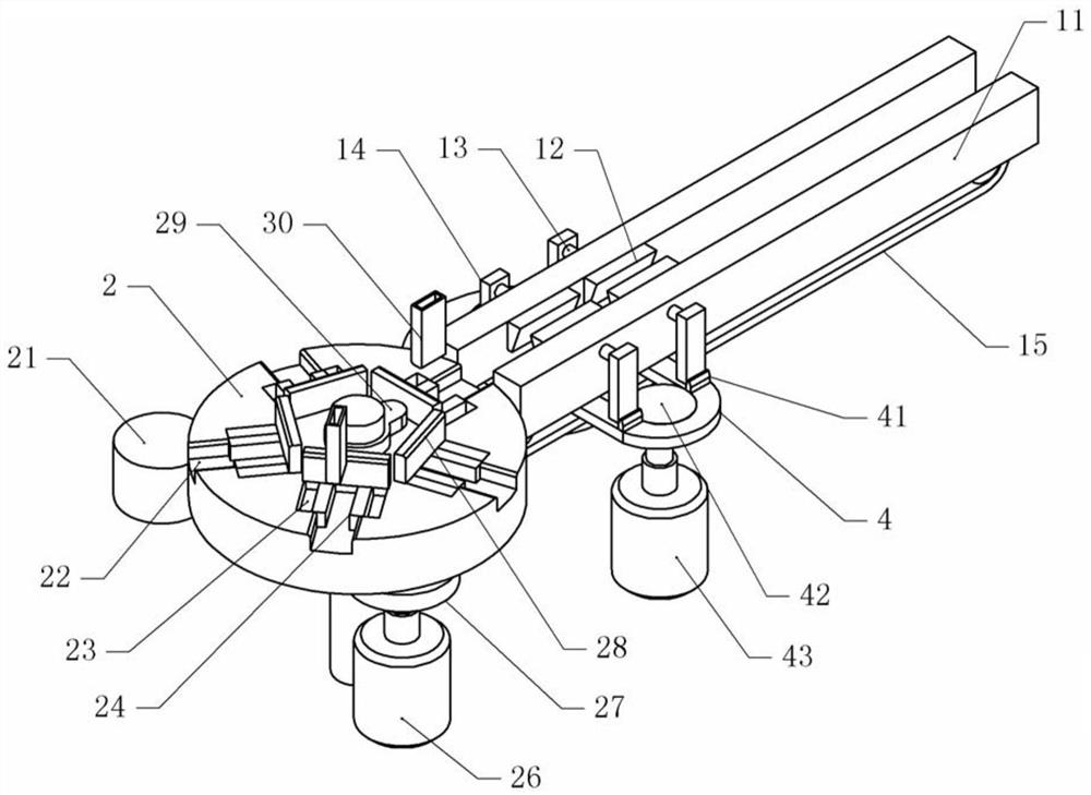 Continuous sealing machine transmission device