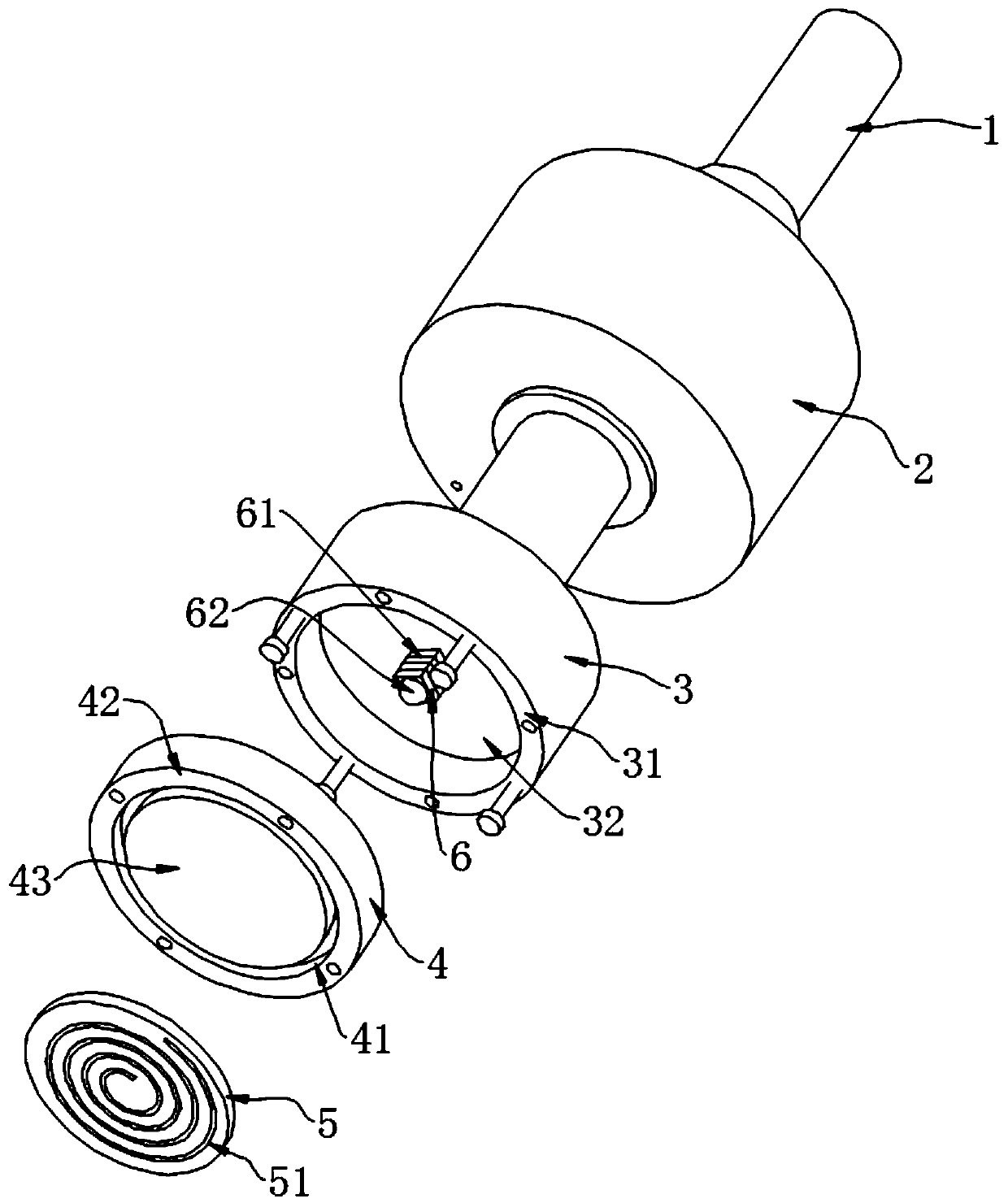 A vibration compound flexible grinding and polishing device